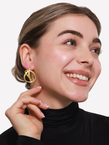 Heideman Earrings 'Raja' in Gold: front