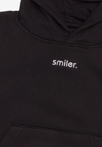 smiler. Sweatshirt in Black