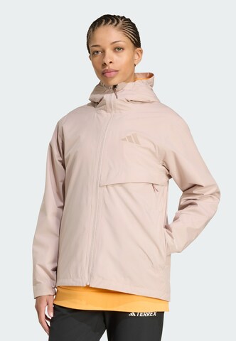 Veste outdoor 'Multi' ADIDAS TERREX en rose : devant