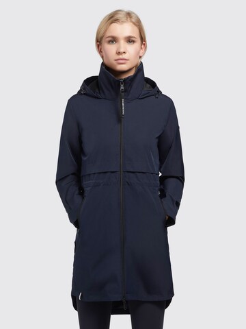 khujo Between-Seasons Coat 'Ariana3' in Blue: front