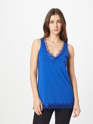 rosemunde Top in Blauw: voorkant