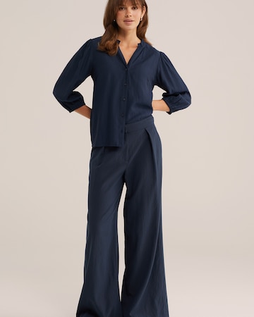 WE Fashion Bluse in Blau