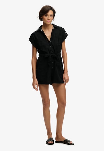 Superdry & Co Jumpsuit in Zwart: voorkant