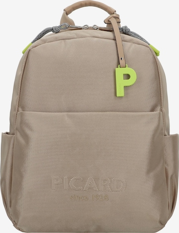 Picard Backpack 'Lucky one ' in Grey: front