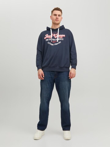 Felpa di Jack & Jones Plus in blu