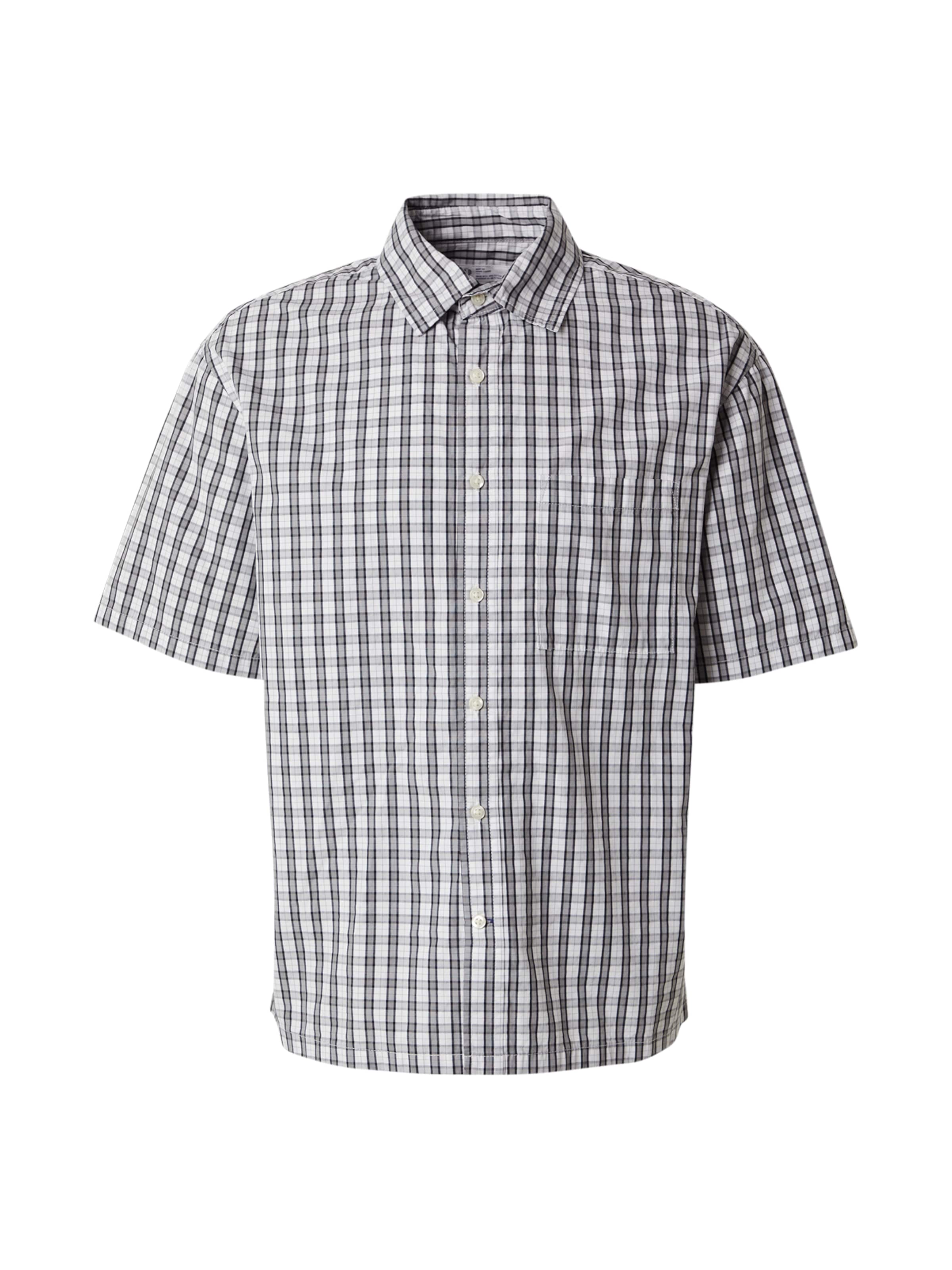 GAP Comfort Fit Skjorte i grå: forside