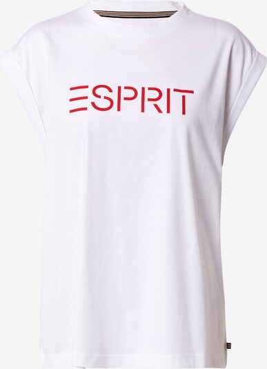 ESPRIT Tričko - světle červená / bílá, Produkt