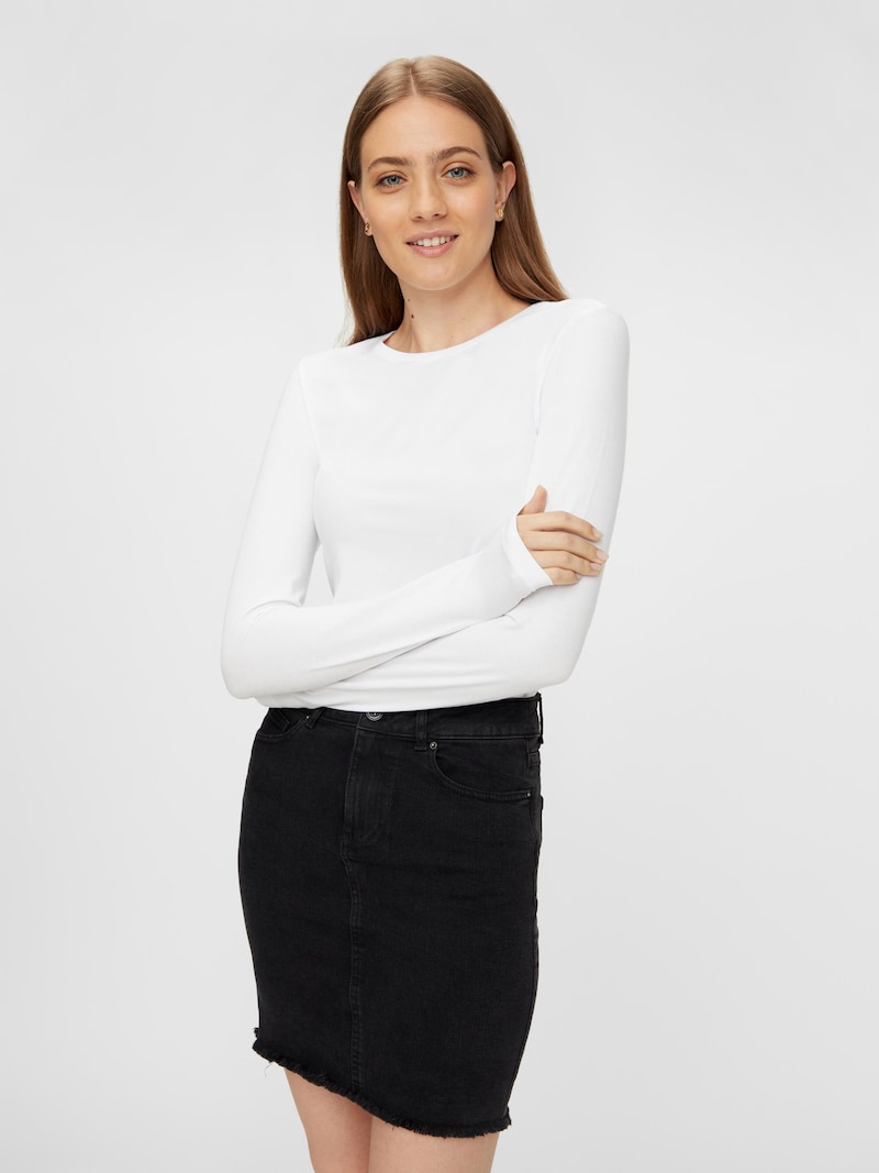 Classic Tops PIECES Long sleeves White