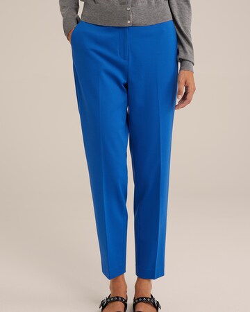 Slimfit Pantaloni con piega frontale di WE Fashion in blu