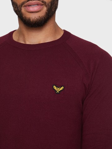 Threadbare Sweater 'Maned' in Red