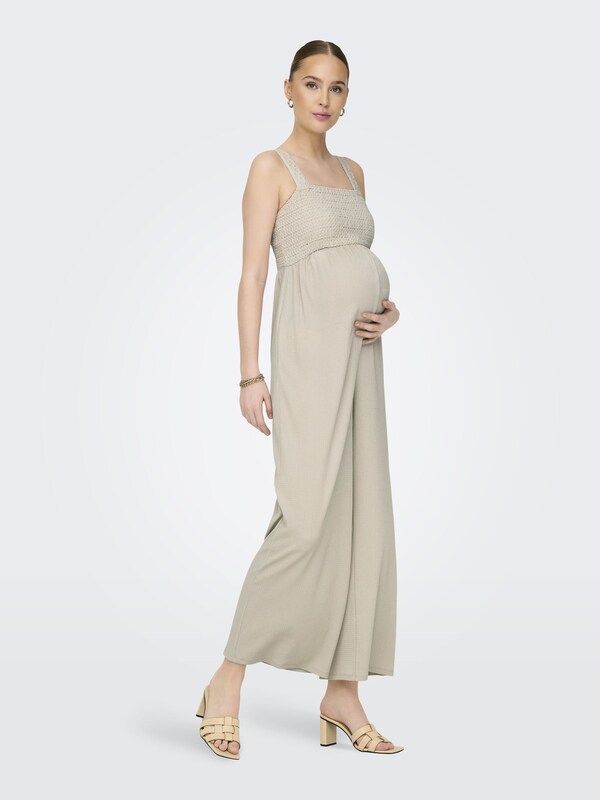 Only Maternity Jumpsuit in Light Beige