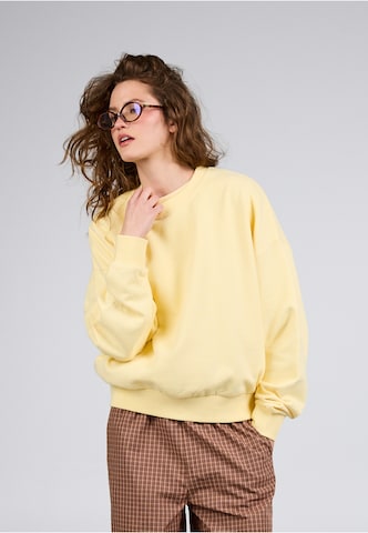 Felpa 'Coffee' di OH APRIL in giallo