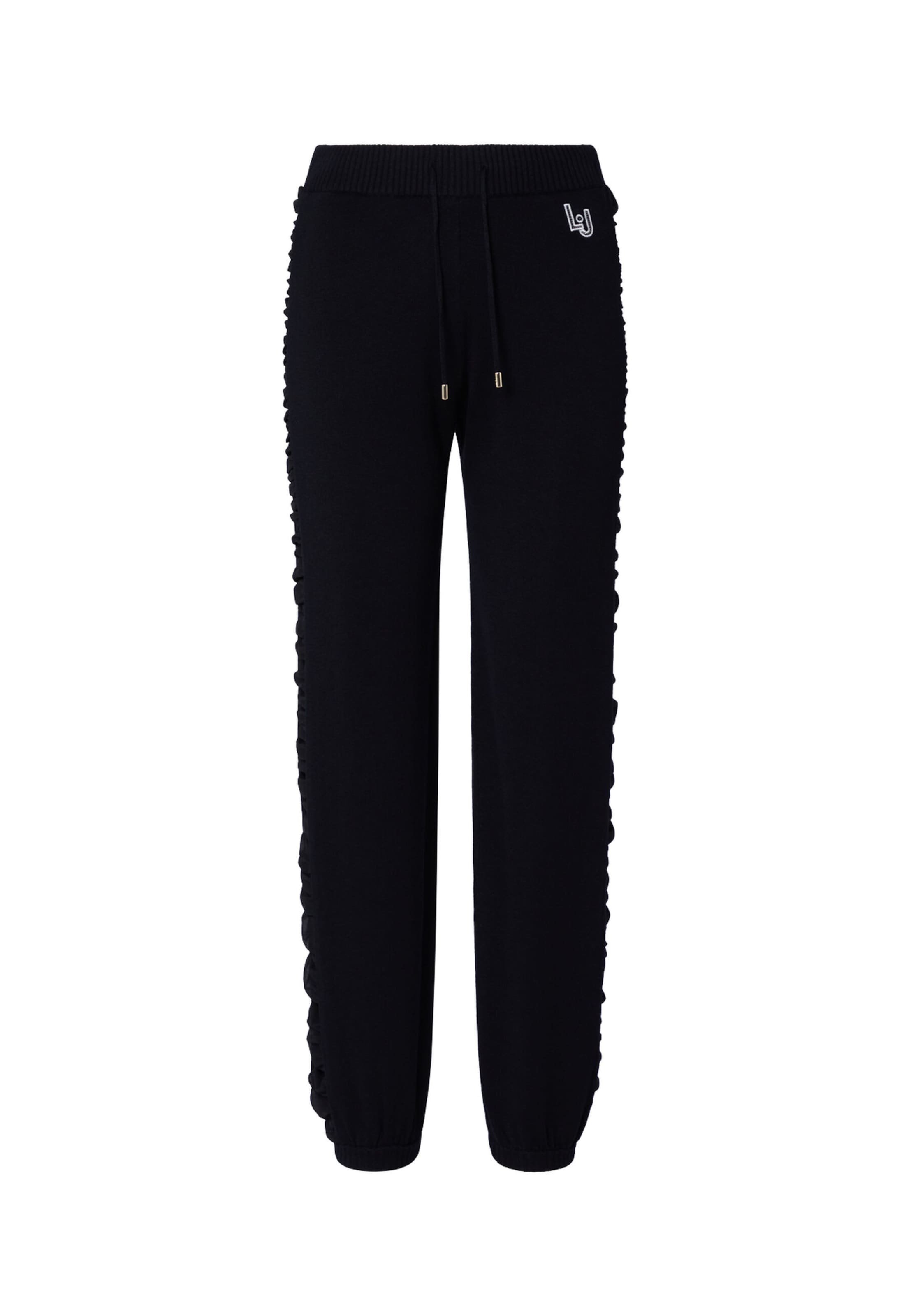 regular Pantaloni di Liu Jo in nero: frontale