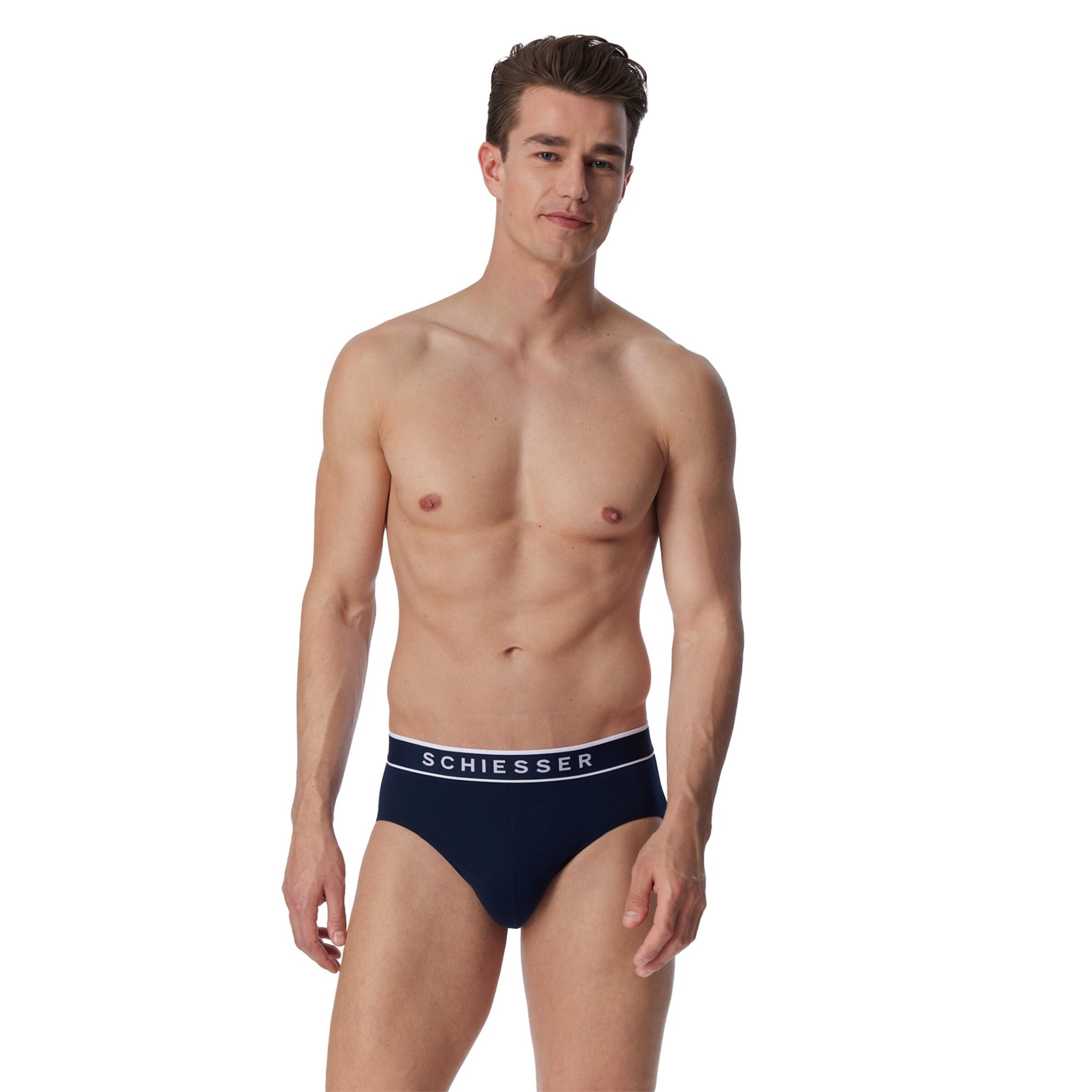 Slip di SCHIESSER in blu: frontale