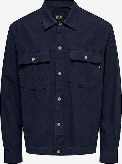 Only & Sons Button Up Shirt 'KENNET' in Night blue, Item view