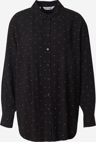 Soft RebelsBluza 'Margot' - crna boja: prednji dio