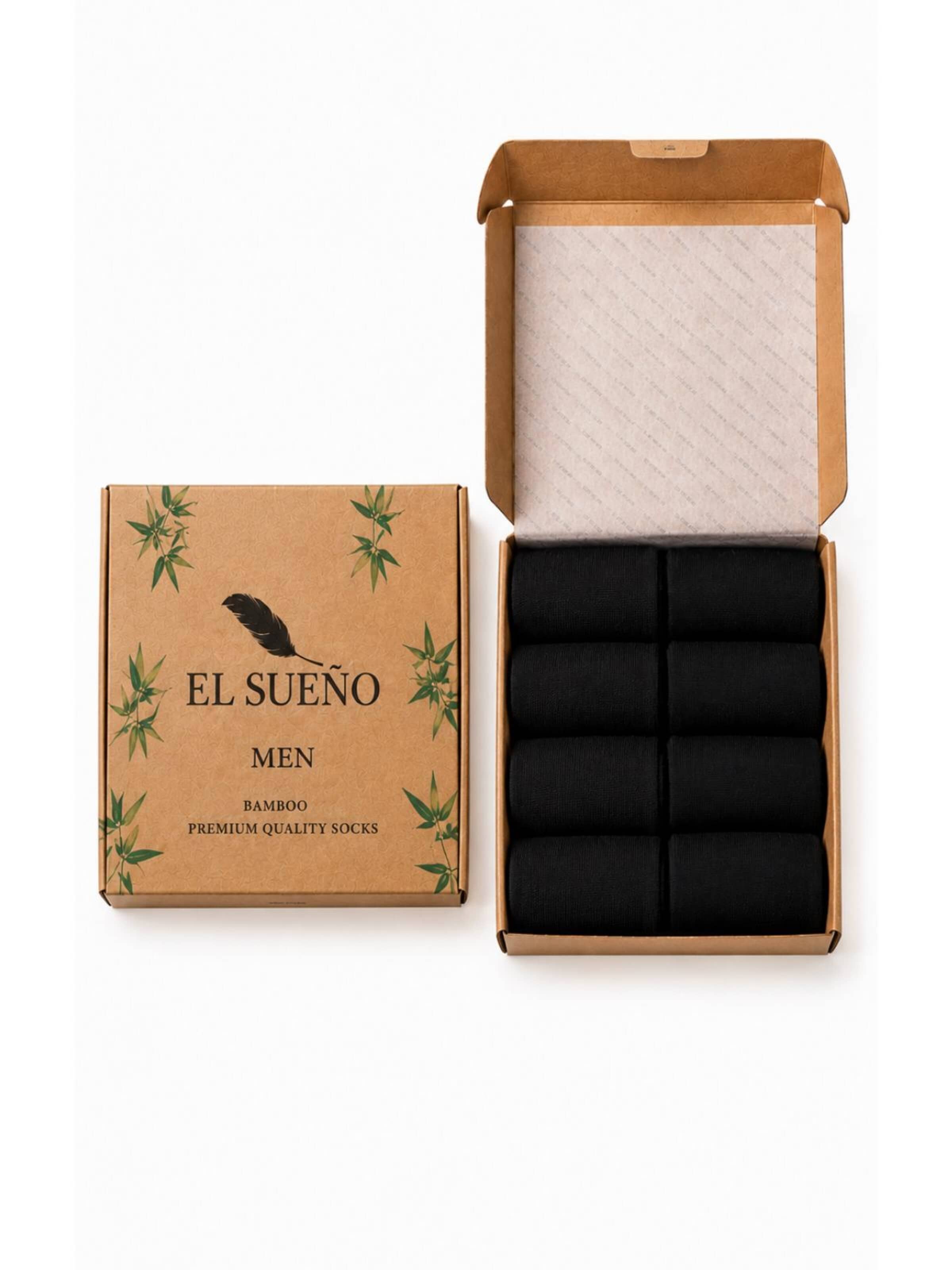 El Sueno - Calcetines 'Sneaker' en negro