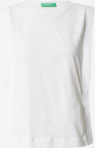 UNITED COLORS OF BENETTON Top in White: front