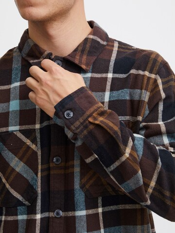 BLEND Regular Fit Hemd 'Shacket' in Schwarz