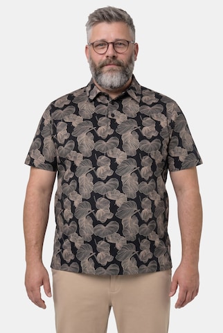 Men Plus Shirt in Zwart