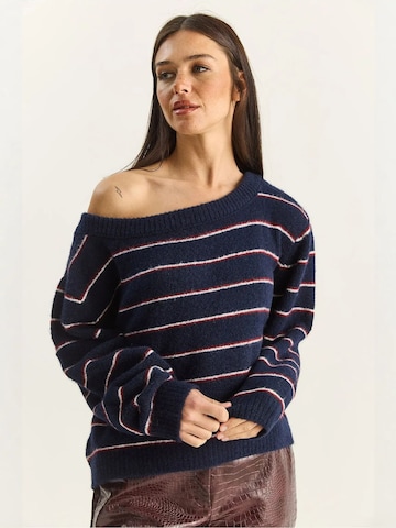 Pull-over 'Pullover' Bianco Lucci en bleu