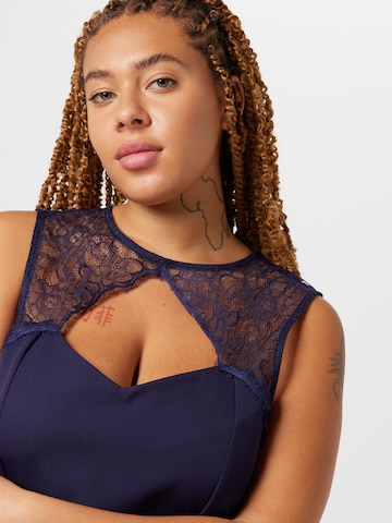 Robe 'Frej' ABOUT YOU Curvy en bleu