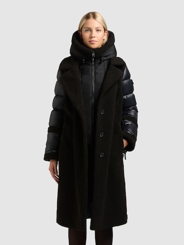 khujo Зимно палто 'Kalmia' в черно: отпред