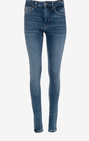 BIG STAR Slimfit Jeans 'Rose' in Blauw: voorkant