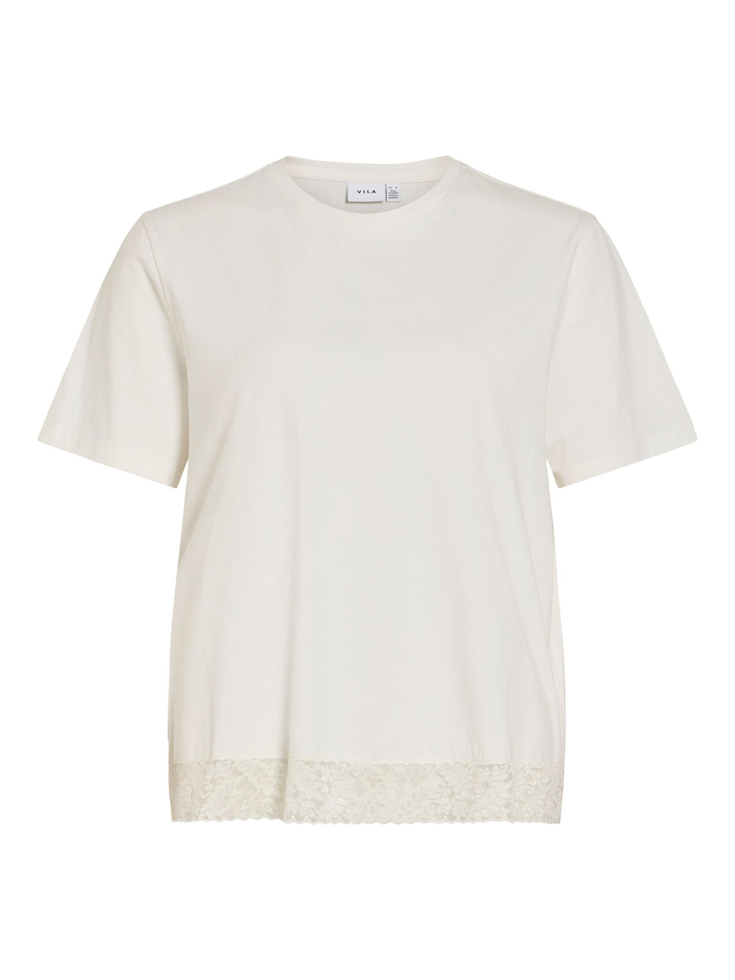 T-shirt VILA en blanc : devant