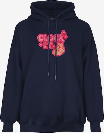 Sweat-shirt MYMO en bleu : devant