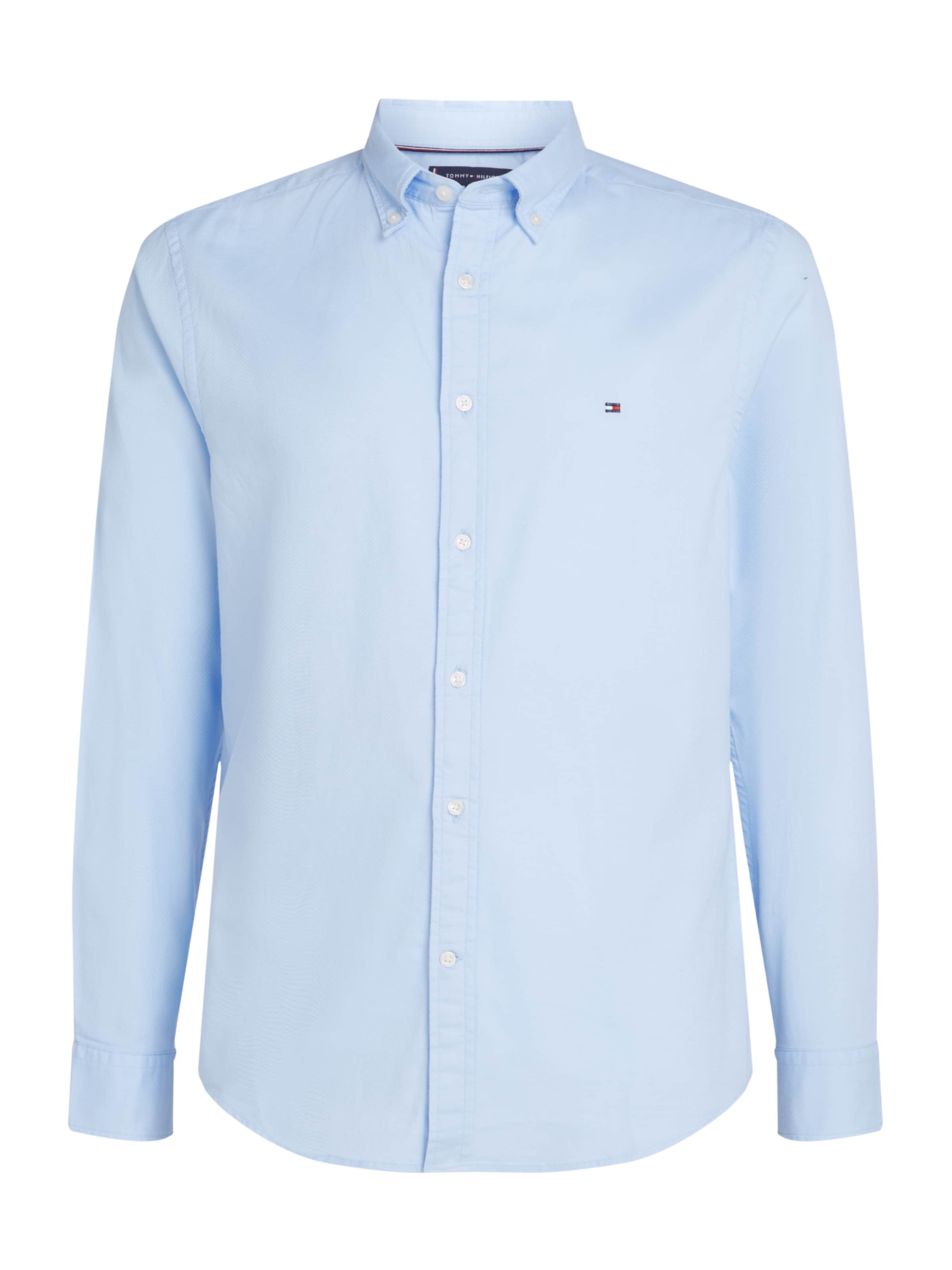 TOMMY HILFIGER Slim fit Srajca 'FLEX' | modra barva: sprednja stran