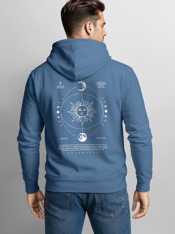 Neverless Sweatshirt 'Spiritual Awareness' in Blue