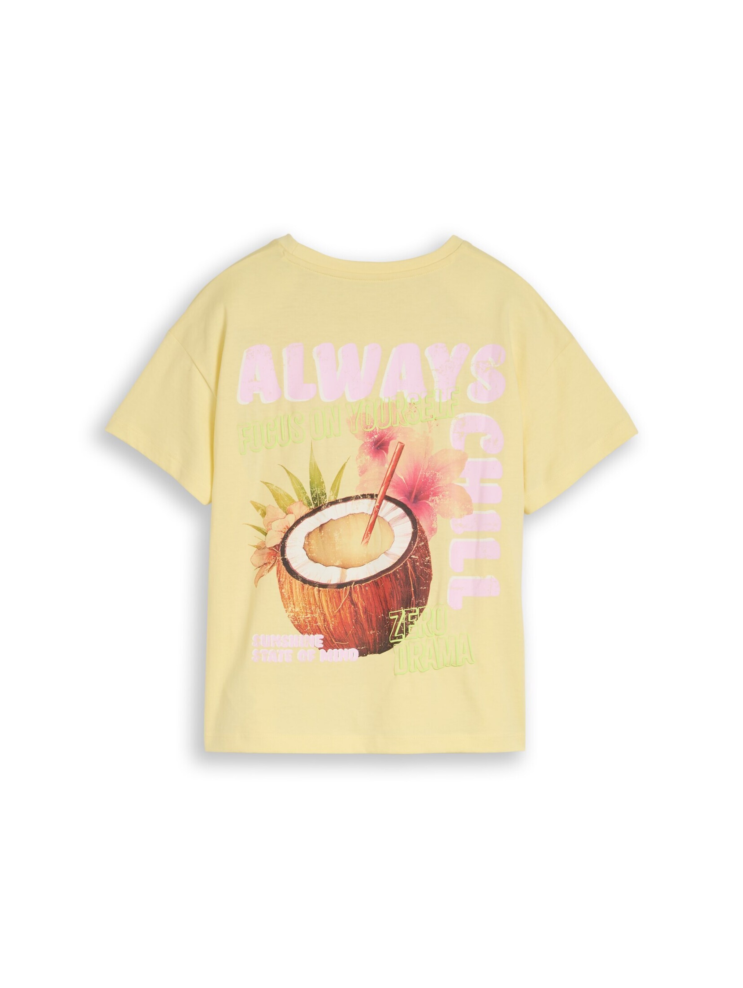 TOM TAILOR T-Shirt in Gelb