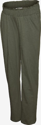 MAMALICIOUS Pants 'MLIVY' in Green: front