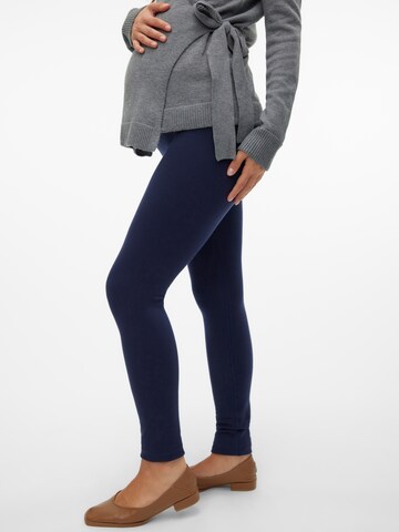 Skinny Leggings 'MLAlanis' di MAMALICIOUS in blu
