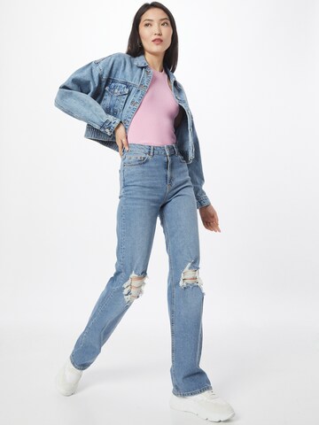 Regular Jeans 'HOLLY' de la PIECES pe albastru