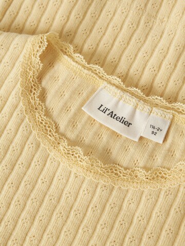 T-Shirt Lil'Atelier en jaune