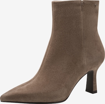 Bottines Tamaris en marron : devant
