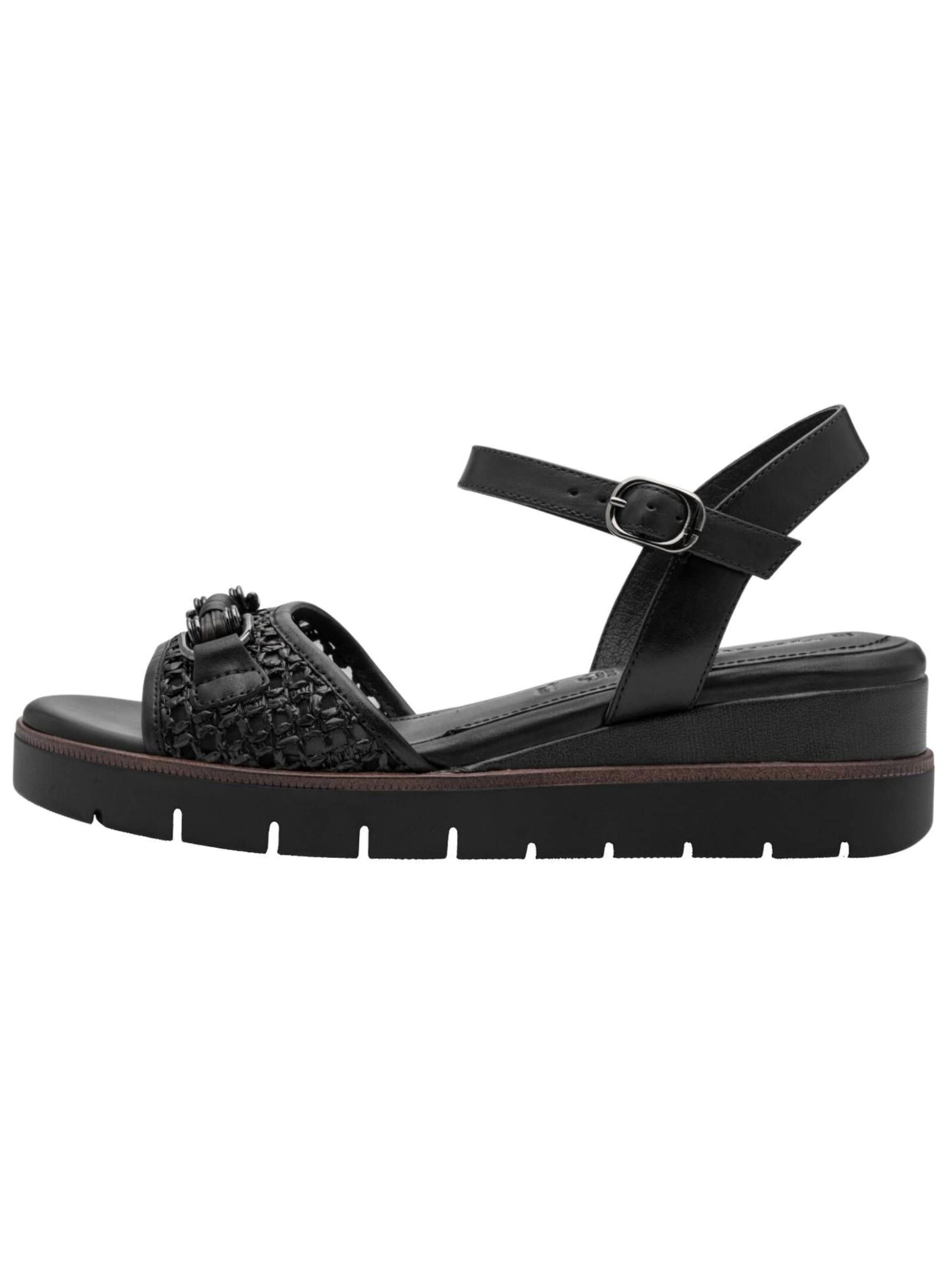 Sandalo di Tamaris in nero