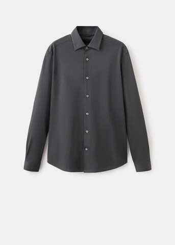 MANGO MAN Regular Fit Hemd 'Adana' in Grau