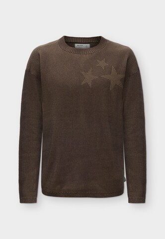 HOLLISTER Πουλόβερ σε καφέ: μπροστά