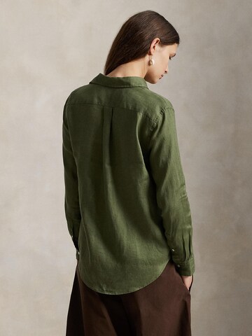 Polo Ralph Lauren Bluse 'CLASSIC' in Grün