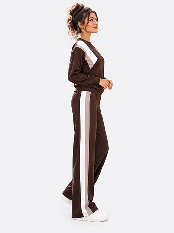 Lady Bersan Leisure suit 'Zweiteiliges Set' in Brown