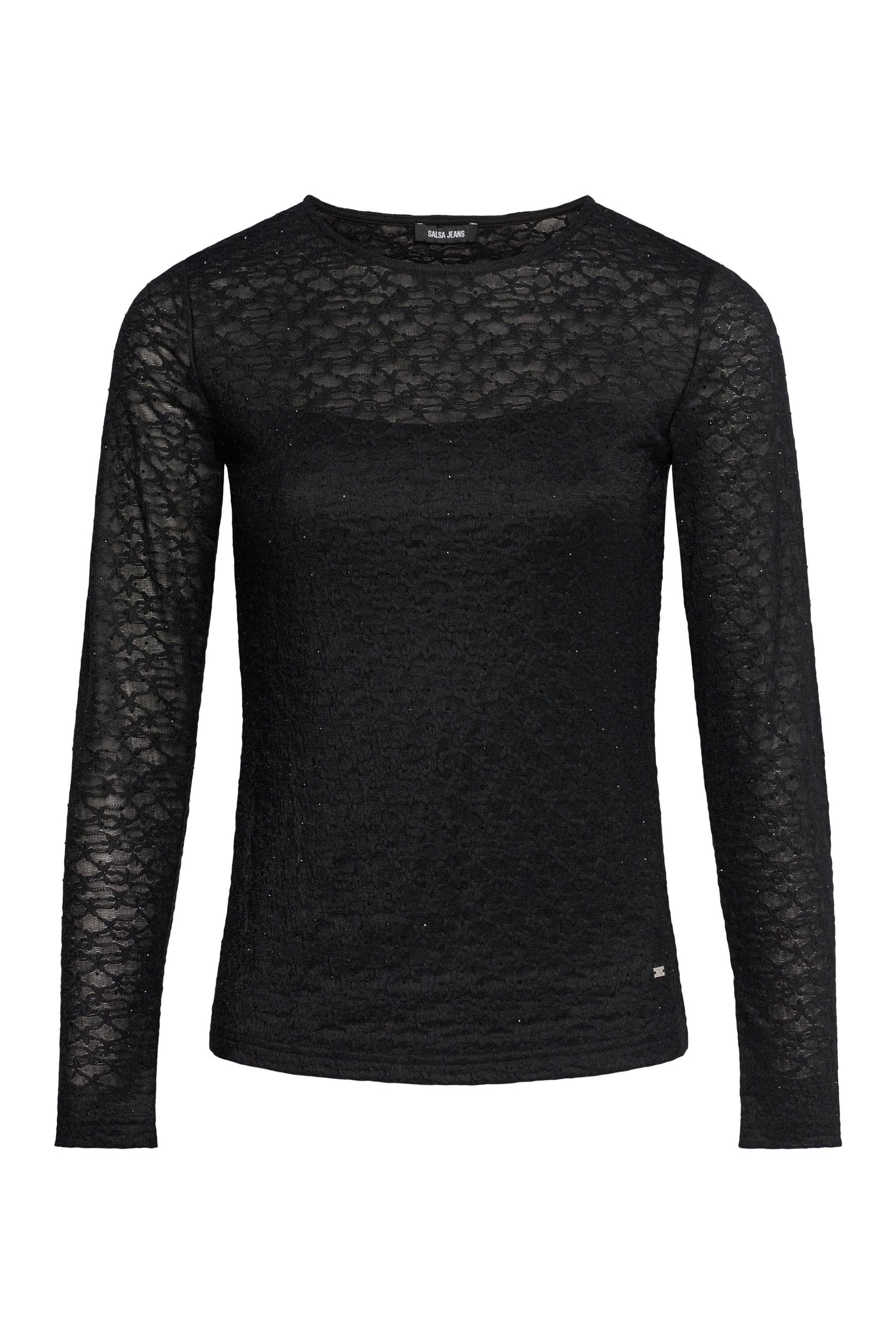 Salsa Jeans Pullover in Schwarz: Vorderseite