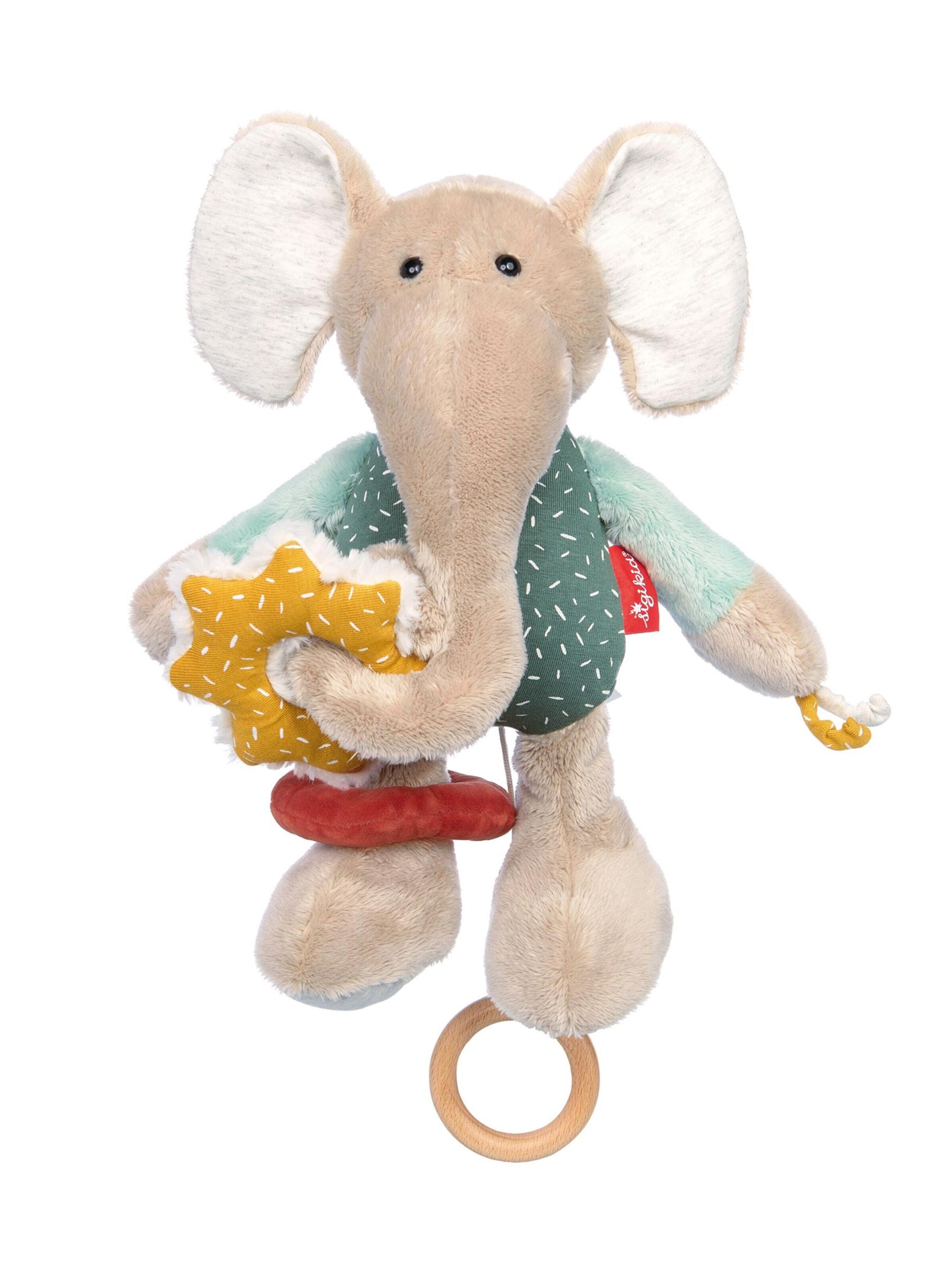 SIGIKID Kuscheltiere 'Aktiv-Elefant'‌‌‌‌‌‌ in Mischfarben: Vorderseite