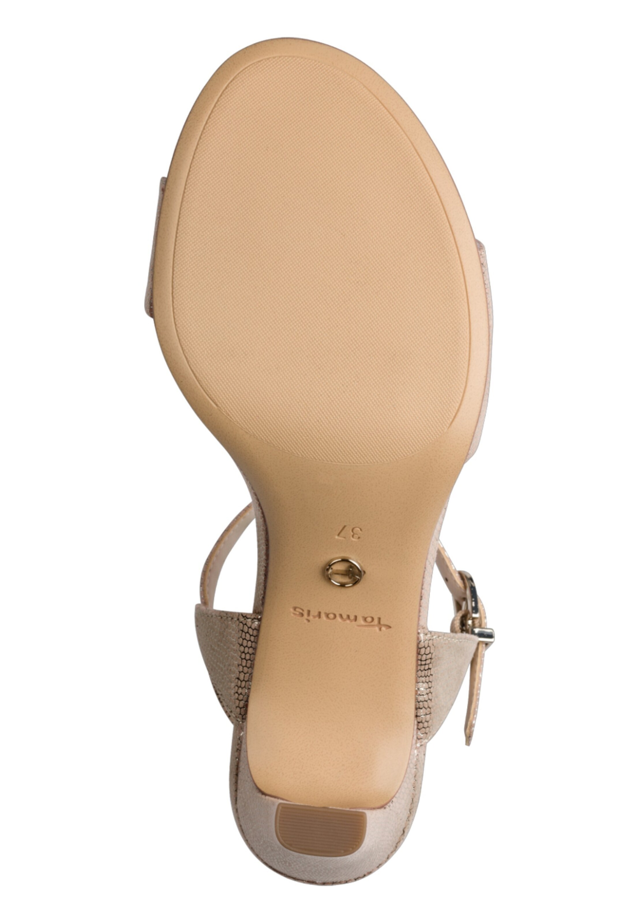 Tamaris Strap sandal in Gold