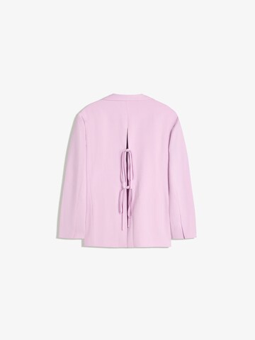 Bershka Blazer in Purple