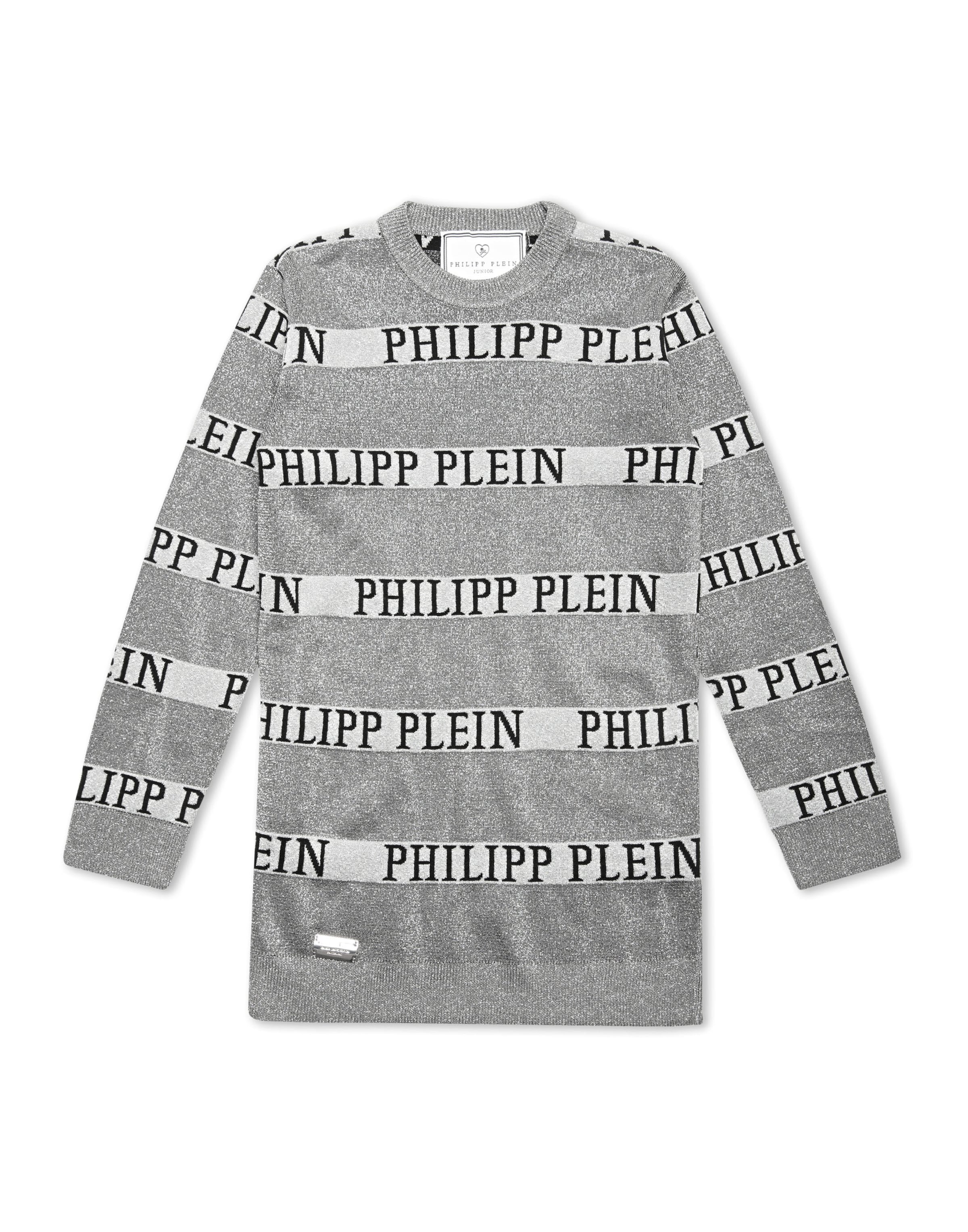 Philipp Plein Dress in Grey: front