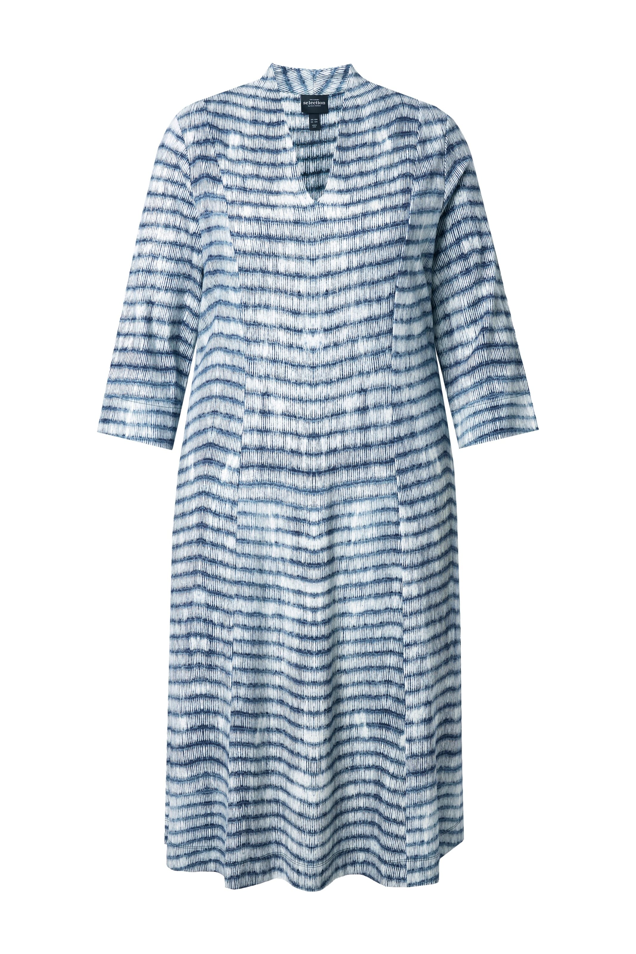 Ulla Popken Kleid in Blau: Vorderseite