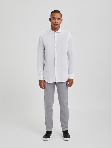 Bertoni Comfort fit Button Up Shirt 'Bart' in White